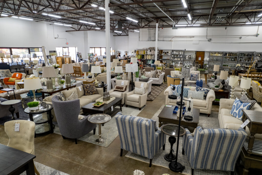 Ambiance Warehouse Sale -- Sales floor and merchandise -- October 2024