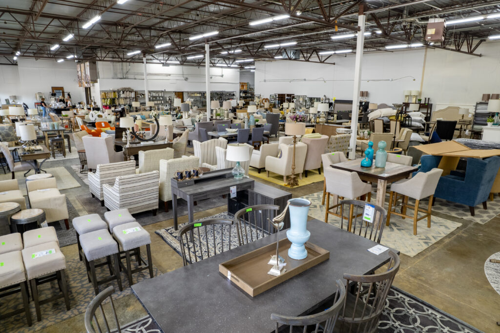 Ambiance Warehouse Sale -- Sales floor and merchandise -- October 2024